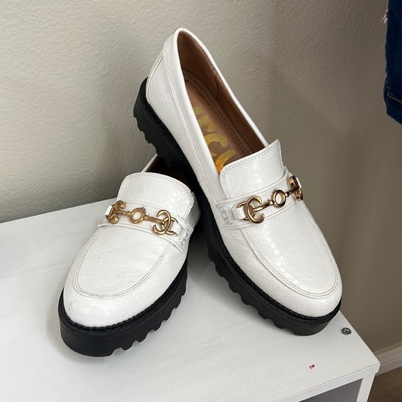 Circus NY by Sam Edelman White Faux Alligator embossed “Deana” Loafer, 9 - Picture 2 of 12